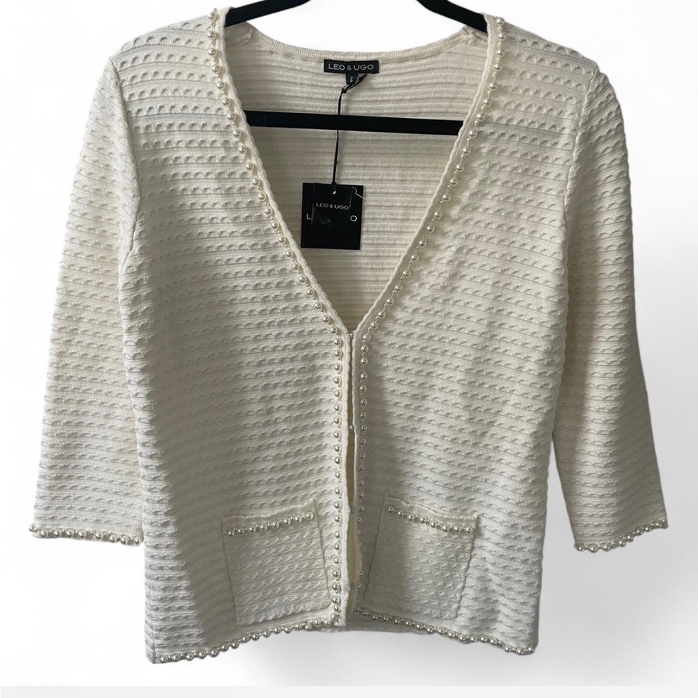 Fox Cream Cardigan